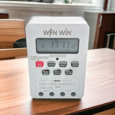 Microcomputer Timer Switch 220V 40A  เครื่องตั้งเวลา เปิด-ปิด อุปกรณ์ไฟฟ้า อัตโนมัติ