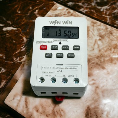 Microcomputer Timer Switch 220V 40A  เครื่องตั้งเวลา เปิด-ปิด อุปกรณ์ไฟฟ้า อัตโนมัติ