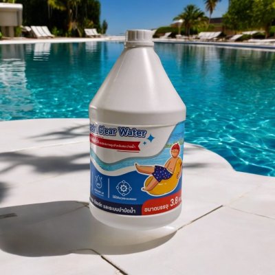 Crystal Clear Water เคมีปรับน้ำใส ประสิทธิภาพสูงสำหรับสระว่ายน้ำ