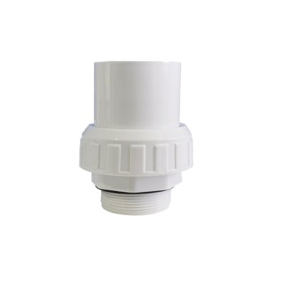 2" Union set (3 pcs) c/w O-ring, White Colour (สีขาว)