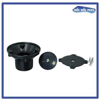 Floor Inlet VC-TH-F/B หัวจ่ายน้ำพื้นสีดำ 1.5" / 2"  มีเกลียวนอก-เกลียวใน