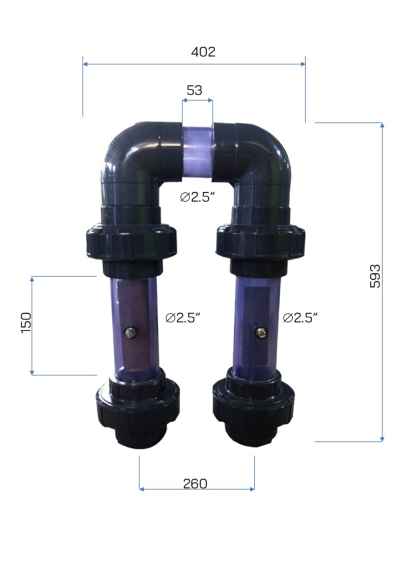 WINWINPOOL ECO-1 Mineral Ionizer ระบบน้ำแร่ เพื่อสุขภาพที่ดีกว่า สำหรับสระ 50 m3 เป็นมิตรกับสิ่งแวดล้อม รับประกัน 2ปี