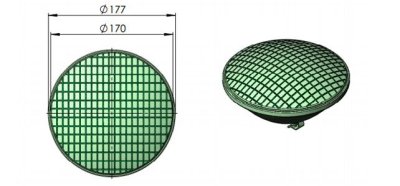 หลอดไฟ  12W/12V  AC Color RGB LED PAR56 Auto Changing