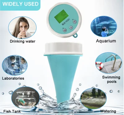 YINMIK BLE-YC01 Smart Pool Monitor  6-in-1 Smart Floating Water Monitor – Bluetooth 5.2 & App Supported