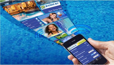 AQUALINK TRI P ONLY iAQUA INCL, up to 4 out put with temp sensor ตู้ควบคุมอุปกรณ์สระว่ายน้ำผ่านมือถือ ควบคุมอุปกร์ได้ 4 ชนิด พร้อมทั้ง sensor วัดอุณหภูมิน้ำ