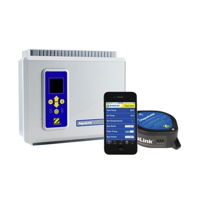 AQUALINK TRI P ONLY iAQUA INCL, up to 4 out put with temp sensor ตู้ควบคุมอุปกรณ์สระว่ายน้ำผ่านมือถือ ควบคุมอุปกร์ได้ 4 ชนิด พร้อมทั้ง sensor วัดอุณหภูมิน้ำ