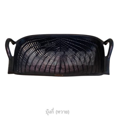 บุ้งกี๋ MARTON สีดำ (หวาย/ทึบเรียบ/เรียบ) (10ใบต่อ1มัด)