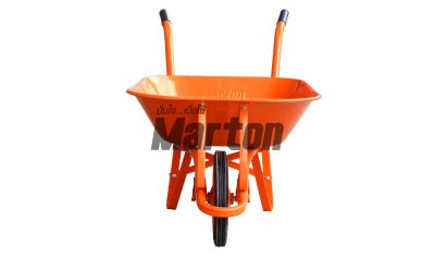 รถเข็นปูน MARTON  รุ่นถอดประกอบล้อยางตัน (สีส้ม)