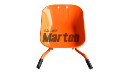 รถเข็นปูน MARTON  รุ่นถอดประกอบล้อยางตัน (สีส้ม)