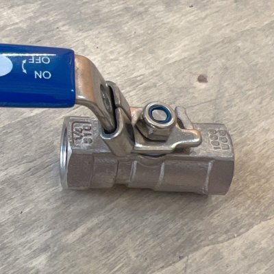 Ball Valve 1PC Stainless Steel 316 1/4" DN08 1,000WOG
