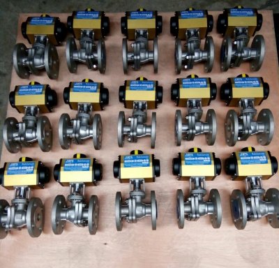 AP02+Ballvalve stainless steel Flanged