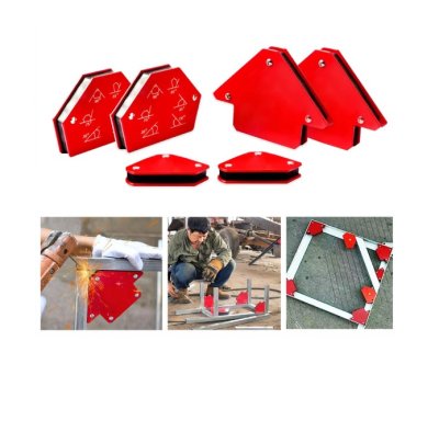ชุดแม่เหล็กจับฉาก 6ตัวชุด Am-PRO GWC-6042 6Pcs Welding Magnet Locator Set Holders