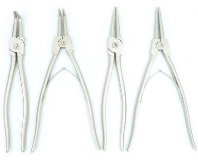 HUNTER ( HEKAR ) คีมหนีบแหวน ถ่างแหวน หุบแหวน ปากตรงปากงอ  เยอรมัน