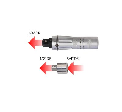 ชุดตอกแรงบิด KINGTONY 4116FR01 2PC. 3/4" DR. Impact Driver Set