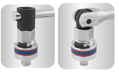 ข้อต่อหัวฟรีสองทาง รู1/2" DR. Ratchet Adapter 4844R KINGTONY