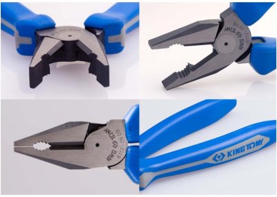 คีมปากจิ้งจก ด้ามหนา รุ่นพิเศษ KINGTONY  6112-09A Hi-leverage Combination Pliers