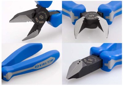 คีมปอกสายไฟ ด้ามหนา 6" 6213-06 KINGTONY Diagonal Cutting Pliers