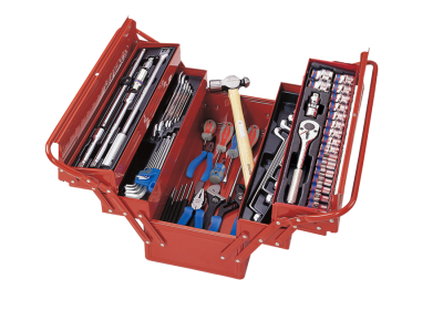 ชุดเครื่องมือช่าง KINGTONY 65ชิ้น  902-065MRC04  65 PC. 3 Section Fold Up Type Tool Box Set