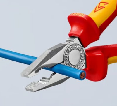 คีมปากจิ้งจก ด้ามกันกระแสไฟ Combination Pliers 03 06 160 , 03 06 180 , 03 06 200 ,KNIPEX