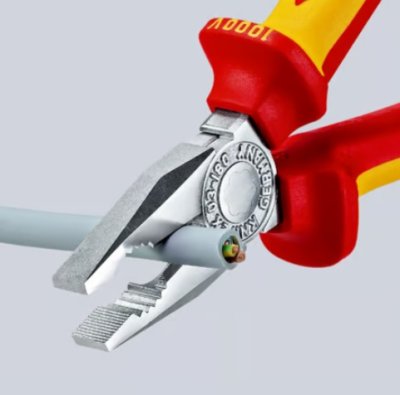 คีมปากจิ้งจก ด้ามกันกระแสไฟ Combination Pliers 03 06 160 , 03 06 180 , 03 06 200 ,KNIPEX