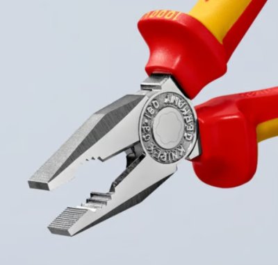 คีมปากจิ้งจก ด้ามกันกระแสไฟ Combination Pliers 03 06 160 , 03 06 180 , 03 06 200 ,KNIPEX