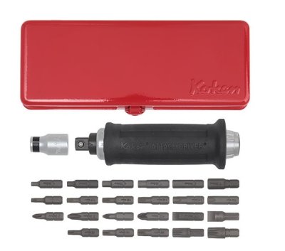 ชุดไขควงตอก 25ชิ้น ในกล่องเหล็ก AG112F Koken Impact Screwdriver