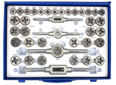 ชุดต๊าปเกลียว-ดายเกลียว 110ชิ้น ญี่ปุ่น SKC 110 Piece Metric Tap & Die Set – SKC-110M