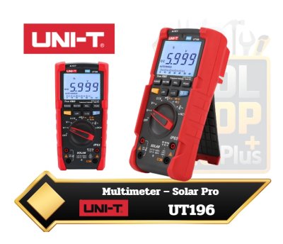 มัลติมิเตอร์  โซล่าร์เซลล์UT196 1700V DC True RMS Professional Multimeter – Solar Pro UNI-T