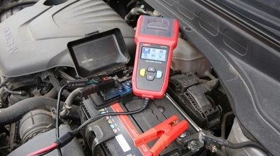 เครื่องมือทดสอบแบตเตอรี่รถยนต์ พิมพ์ได้ 12V/24V Acid วัดแบต CCA Uni-T Battery Tester UT675A