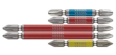 ชุดดอกไขควง 5ตัวชุดคละไซด์ Vessel GO-SAI Bit 5-Piece Set (Assorted) No.GS5P-02