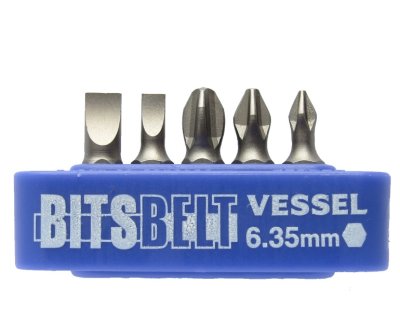 ชุดดอกไขควง 5ชิ้น VESSEL Replacement Bit Set No.TD-BS1(w/ 5 bits)