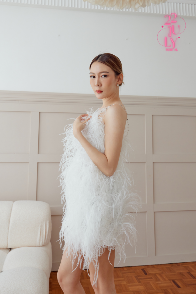 LYDIA DRESS (ฺwhite)