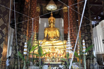พระพิฆเนศปาง 16 กร สูง 2.9 cm บรอนซ์ชุบเงินรมดำ
