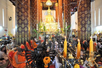 พระพิฆเนศปาง 16 กร สูง 2.9 cm บรอนซ์ชุบเงินรมดำ