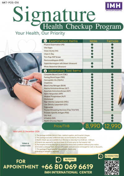 SIGNATURE HEALTH CHECKUP PROGRAM