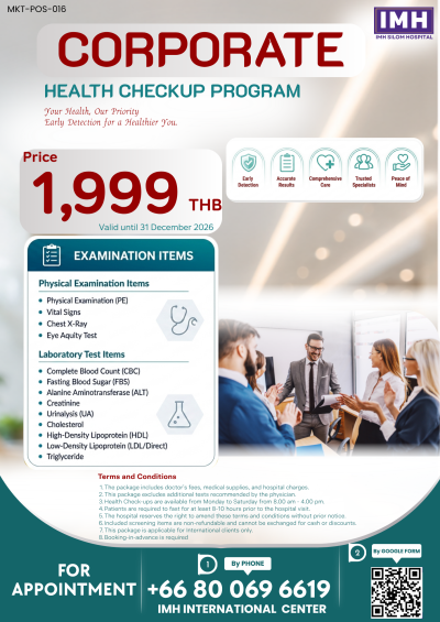 CORPORATE HEALTH CHECKUP PROGRAM