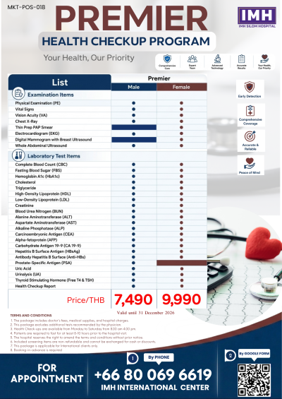 Premier Health Checkup Program