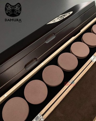 กล่องทุ่นไม้ DAMURA งานสีระดับ Premium เรียบเนียนไม่มีสะดุด ซิลิโคนเก็บทุ่นแบบใหม่ สามารถเก็บทุ่นได้ 30 - 72 ดอก