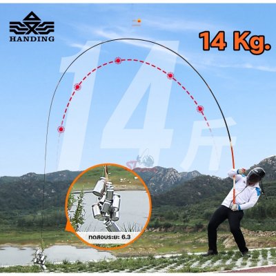 คันชิงหลิว HANDING THREAD เวทคัน 6H  พาวเวอร์ลิฟสุดเกินจะบรรยาย บาล๊านซ์คันดีเยี่ยมแม้คันจะมีน้ำหนักมาก แต่ถือแล้วไม่รู้สึกหนัก