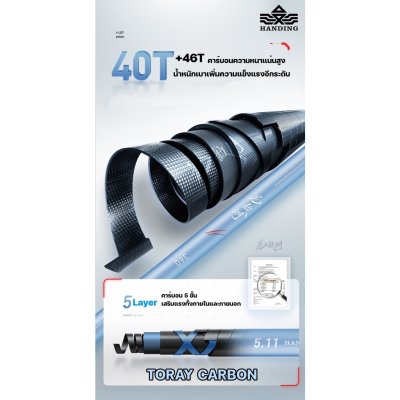 Handing Steel 5.11 V  ระดับความแข็ง 5H  (รับประกันยาวนานถึง 1 ปี)