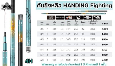 คันชิงหลิว  Handing Fighting 4H (รับประกัน 1 ปี)