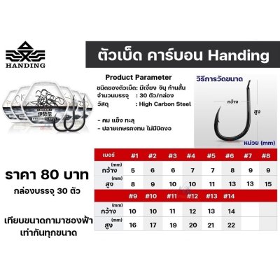 ตัวเบ็ดกล่อง Handing (รุ่น 2)