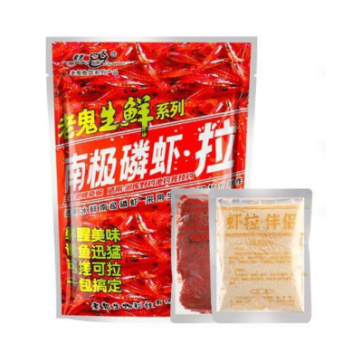 เหยื่อตกปลาเล่ากุย Old Ghost เหยื่อเปียก กุ้งแอนต้ากติก + ไส้เดือน มาพร้อมกลูเตนพร้อมใช้งาน รหัส A4 - A5