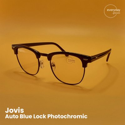 แว่นเลนส์ Auto Blue Block เลนส์ Photochromic ปรับสีอัตโนมัติ รุ่น Jovis