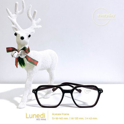 กรอบแว่น เฟรม Premium Acetate Model Lunedi