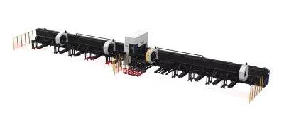 Flagship ‘4+1’ Full-track Heavy Duty Tube Beveling Fiber Laser Cutting Machine