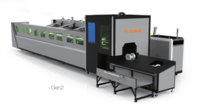TEKMA TLF-AT Tube Auto Loading Fiber Laser Cutting Machine