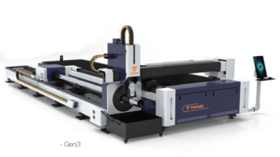 TEKMA TLF-STE Exchange Table Sheet and Tube Laser Cutting Machine