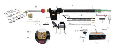 Servo Push-Pull Welding Torch TRM613WPPHD