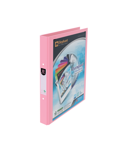 แฟ้ม 2 ห่วง Elephant 1 นิ้ว No.221VB A4 สีพีชวิวบายเดอร์